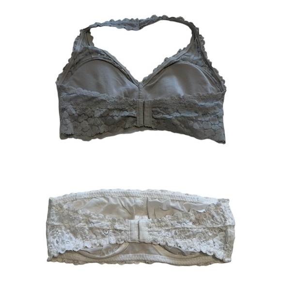 Aerie Strapless Lace Bra & Bralette Bundle - Size Medium - Picture 2 of 10